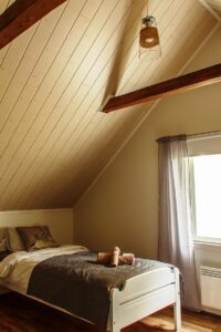 Skarsböle bed upstairs