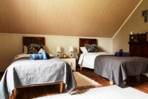 Skarsböle makuuhuone yläkerta