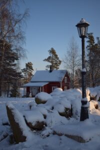skogsbacka winter finland